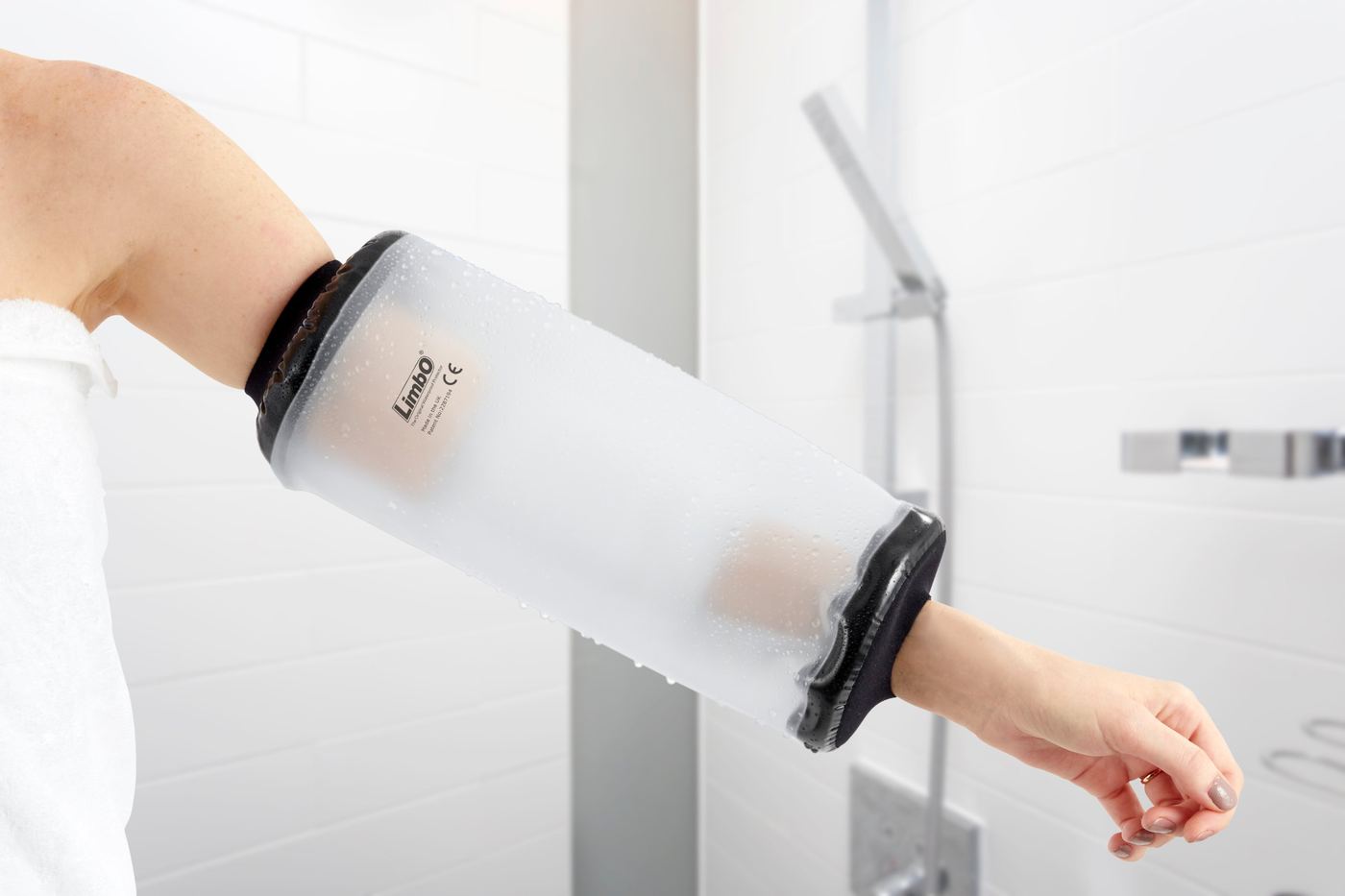 LimbO Ellenbogen & PICC unter der Dusche